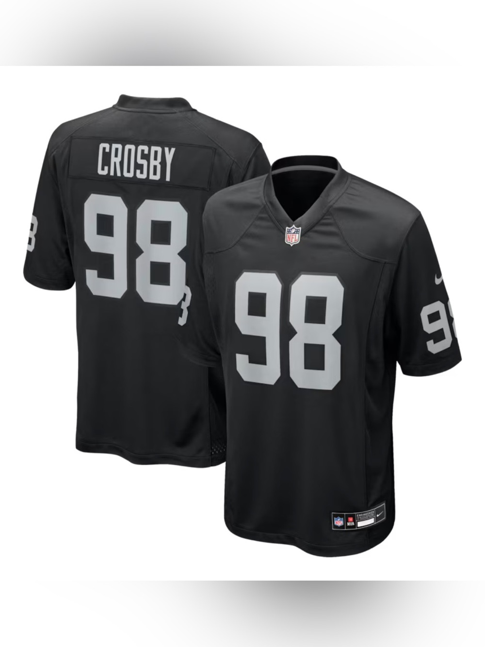 Authentic Official Nike NFL CROSBY #98 Jersey